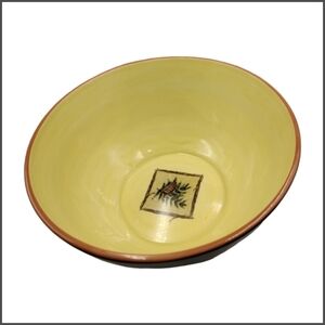 Lifestyle Home ~ Large Black Bowl with Miscellaneous Shapes Around the Rim